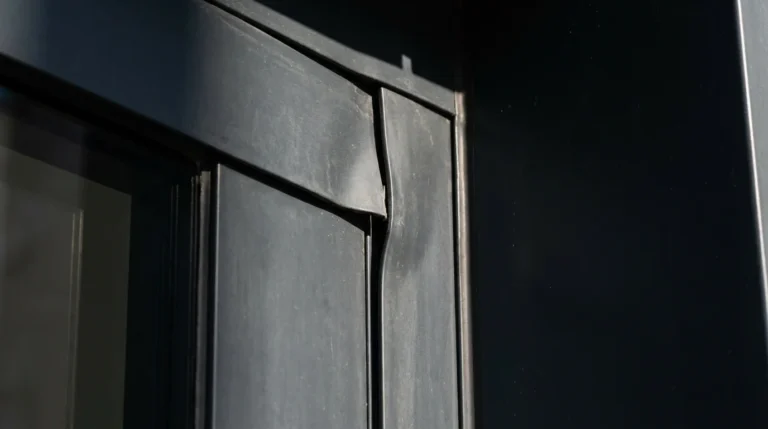 Aluminiumtuerrahmen sonnenlicht glanz
