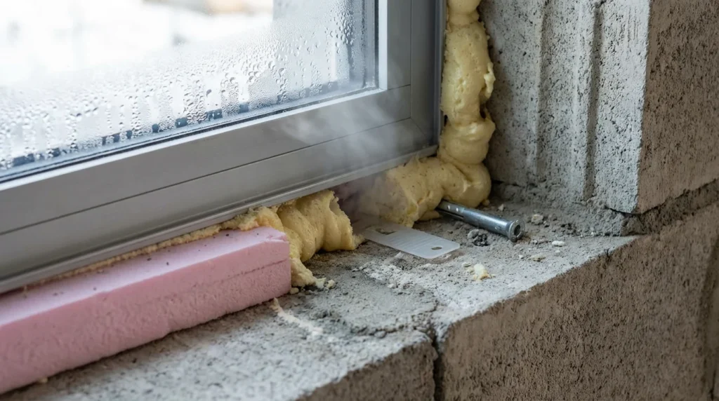 Fenster isolierungsluecke kaelteproblem