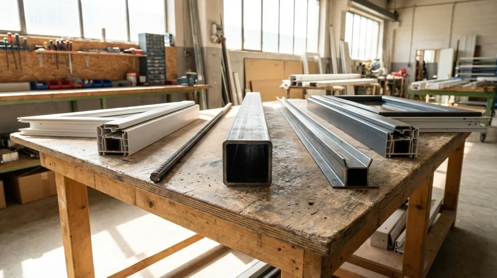 Fensterrahmen verstaerkung baustelle