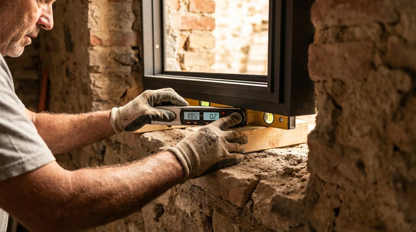 Handwerker fensterrahmen installation alt