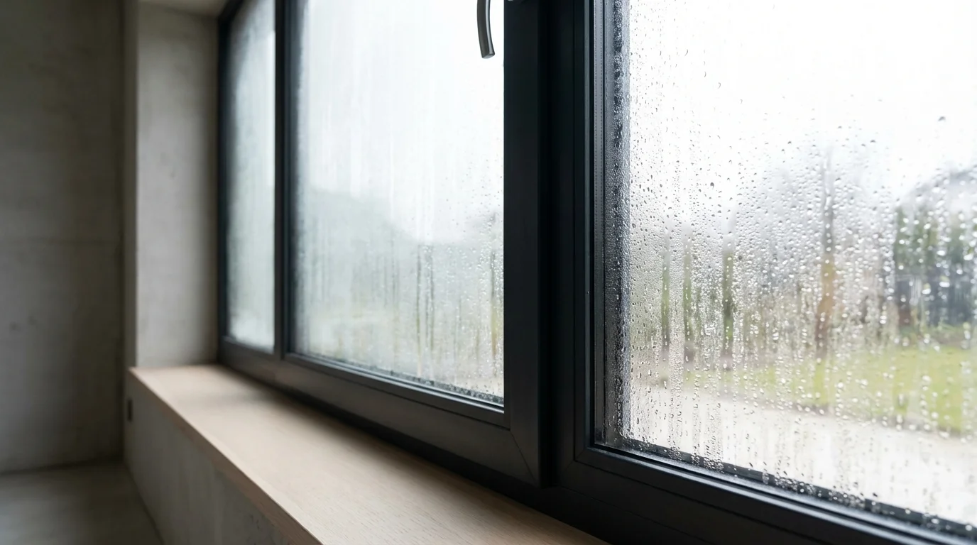 Kondenswasser fenster wohnzimmer